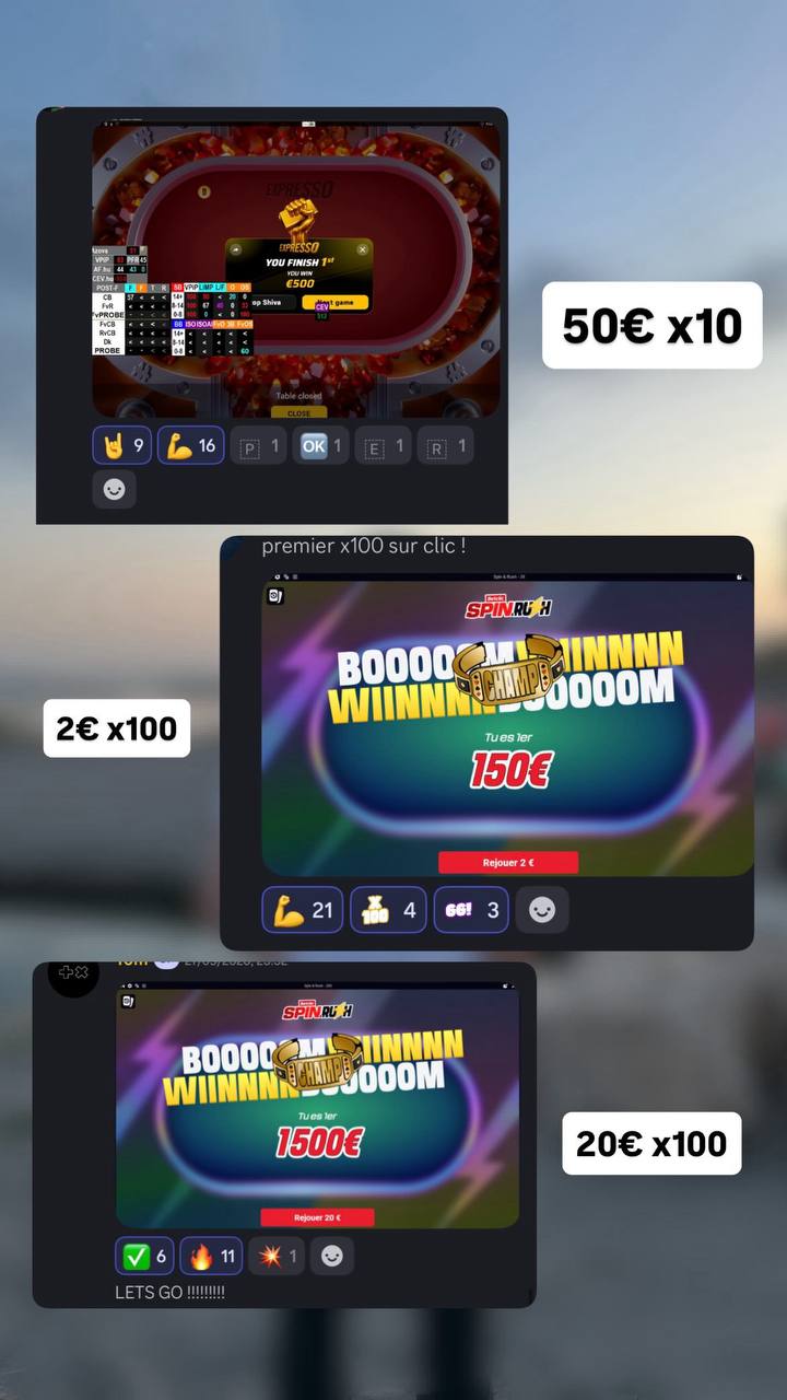 Résultat d'un élève SpinPro