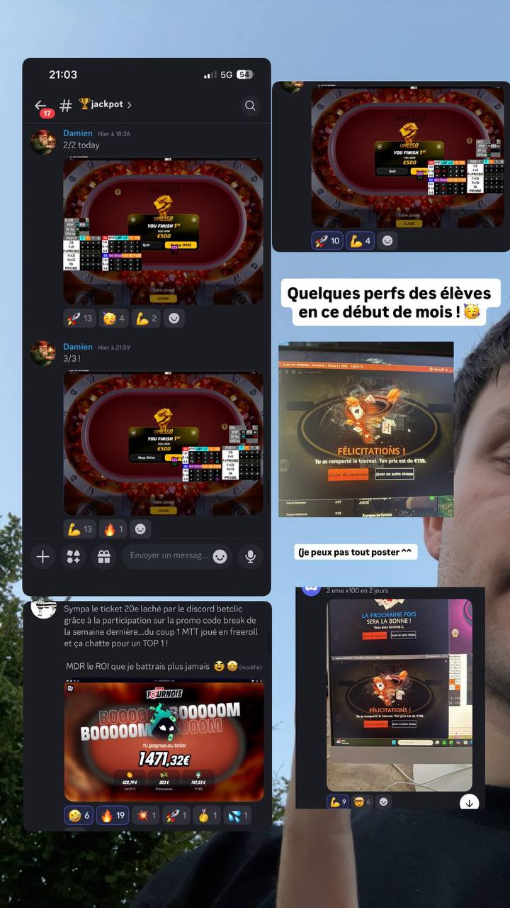 Résultat d'un élève SpinPro