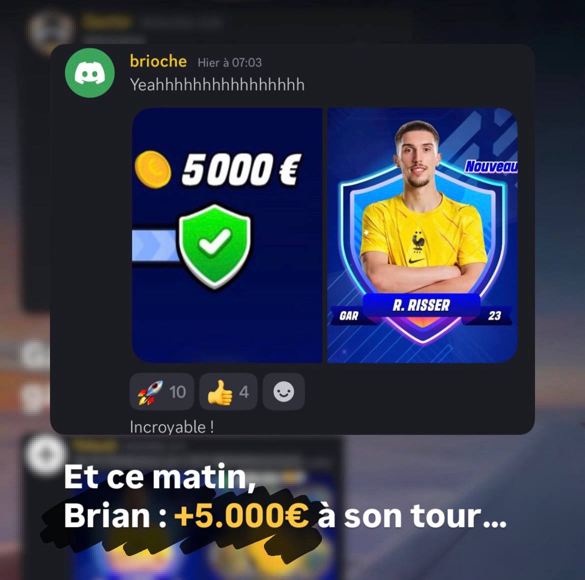 Résultat d'un élève SpinPro